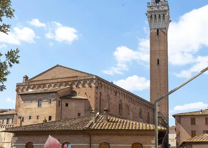 Lägenhet Rialto28 - Vista Torre Del Mangia - Naonbnb Siena